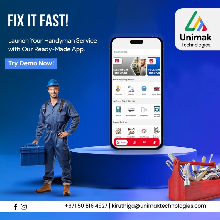 Unimak Technologies TaskRabbit Clone: Revolutionizing the On-Demand Handyman Services