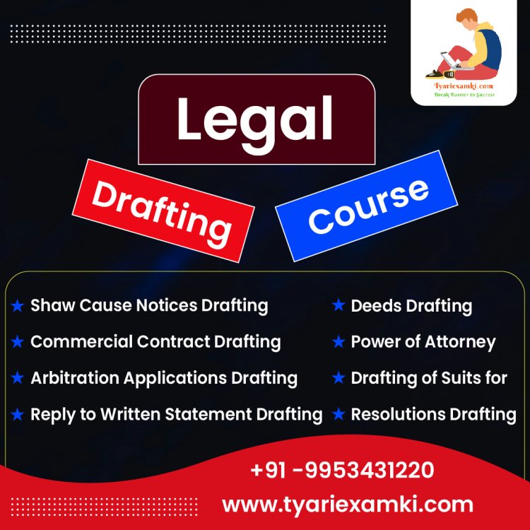 legal drafting certification course