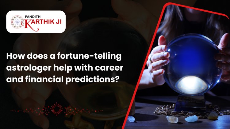 How does a fortune-telling astrologer help with career and financial predictions?