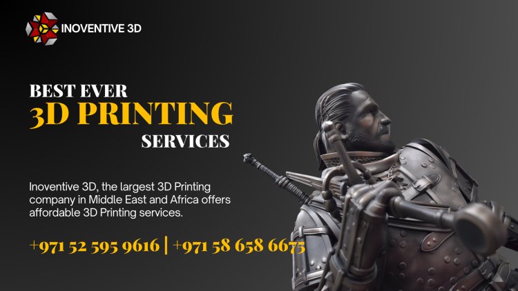 Inoventive 3D: The Largest 3D Printing Company in Dubai