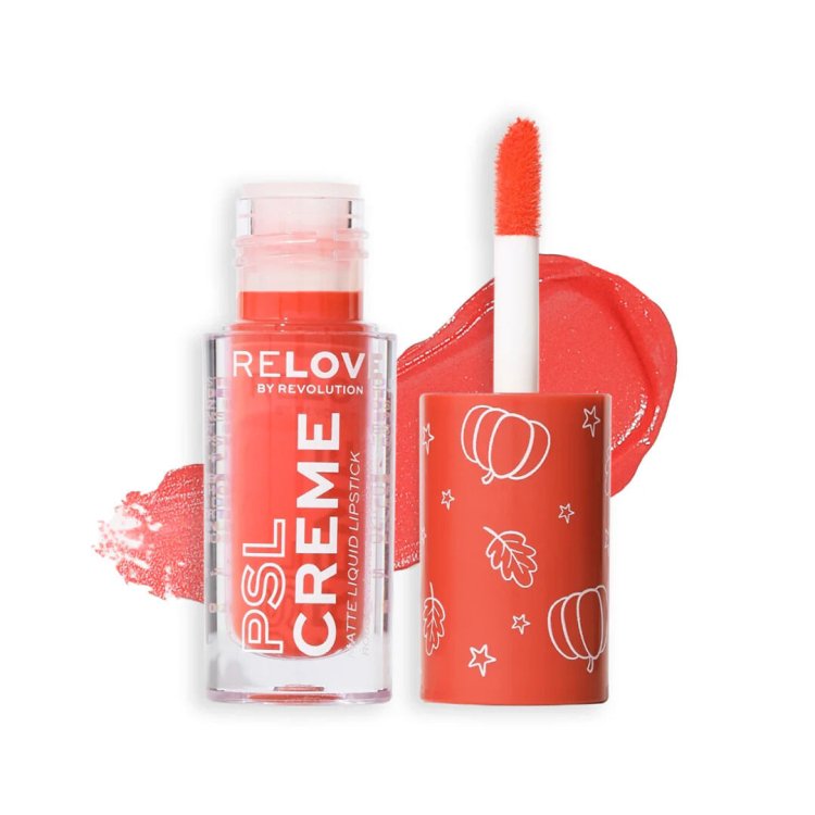 Makeup Revolution Relove PSL Creme Soft Matte Lip Pumpkin - HOK Makeup