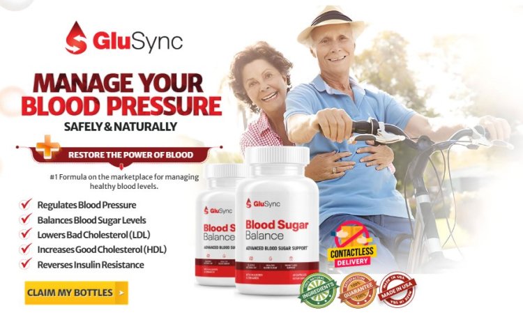 GluSync Blood Sugar Balance – Manage Blood Sugar, Boost Metabolism, and Improve Heart Health Safely