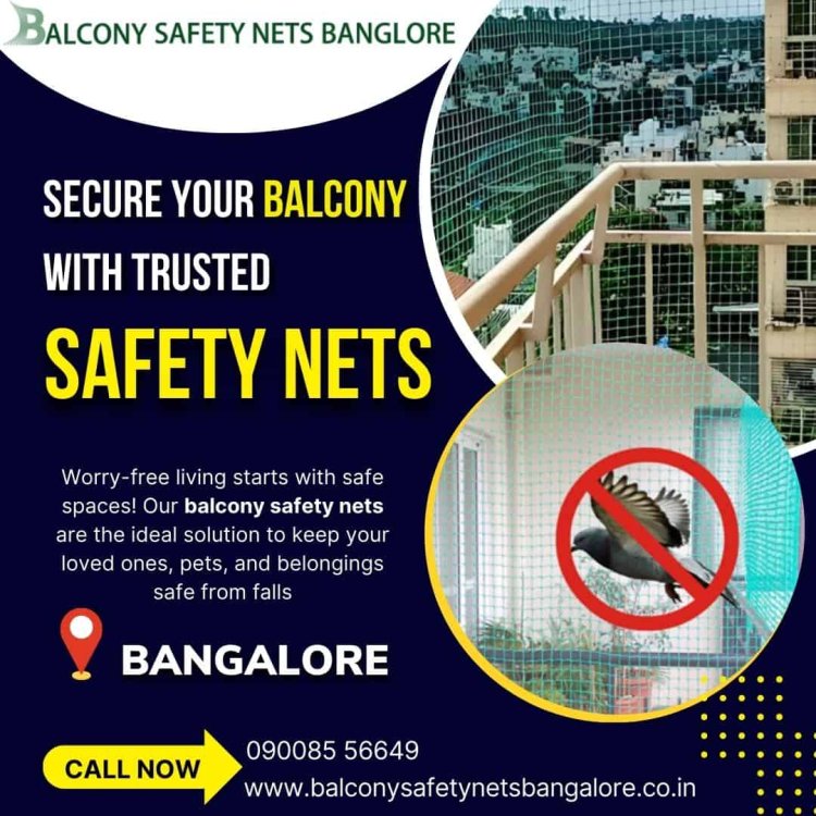 Stay Safe and Secure with Premium Balcony Safety Nets in Bangalore – Venky Safety Net!