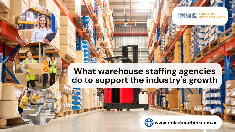 What warehouse staffing agencies do to support the industry's growth