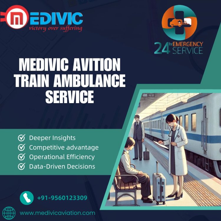 Medivic Aviation Train Ambulance in Mumbai provides smooth travel with ambulance protection