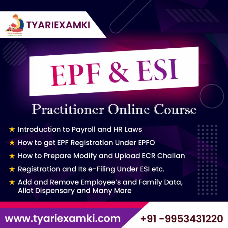 EPF and ESI Course