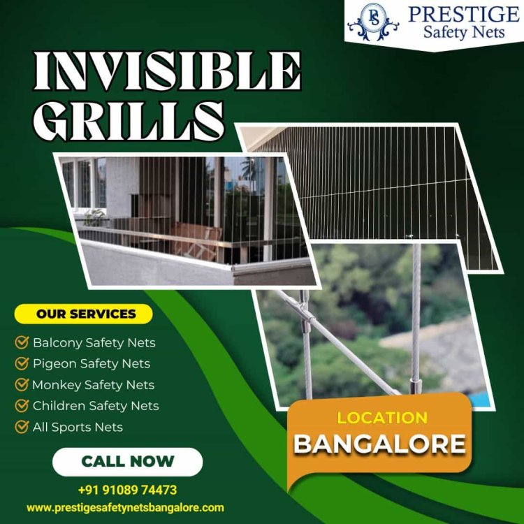 Secure Your Home with Invisible Grills – Call Prestige Safety Nets Today!