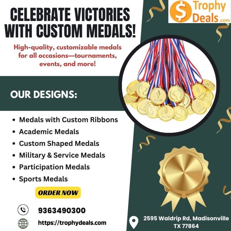 Personalized Medals That Shine – Only at Trophy Deals