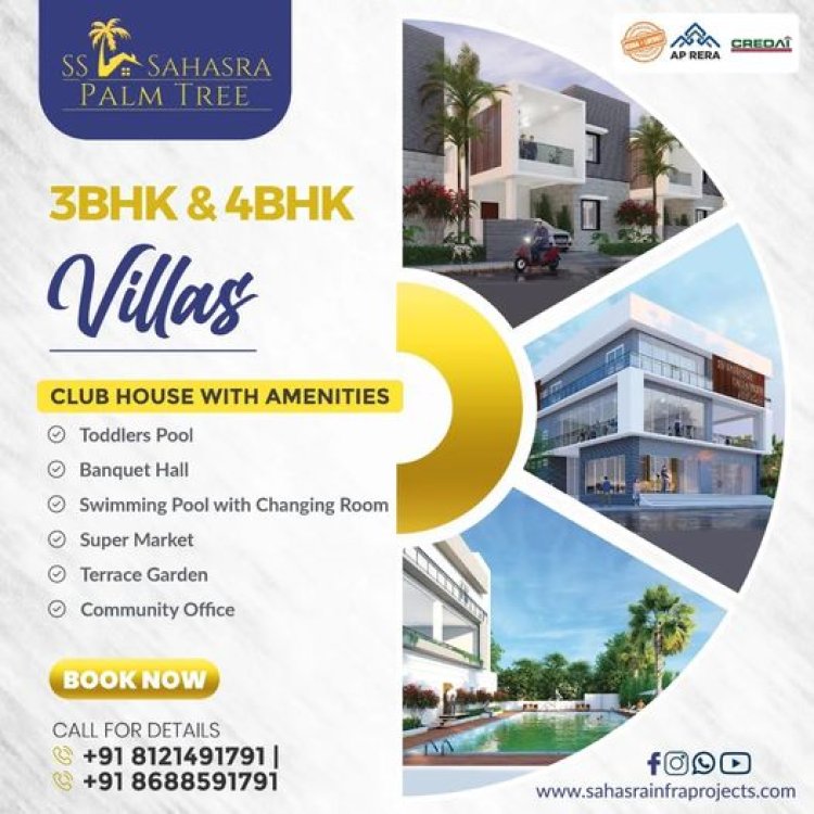 SS Sahasra Palm Tree Clubhouse Amenities, Clubhouse Lifestyle || 3 and 4BHK Villas