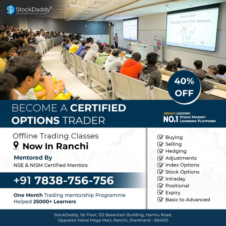 Join Best Stock Market Training Institute in Ranchi