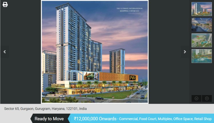 M3M 65th Avenue - Commercial Unit in Sec-65 Gurgaon