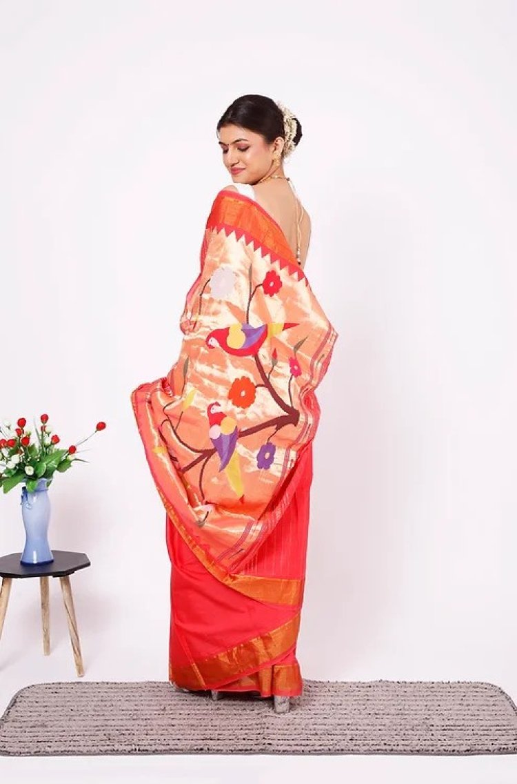 Buy Aboli Handloom Paithani Saree Online In India | Shashikala