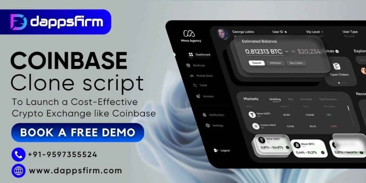 Build a professional crypto platform like Coinbase by leveraging Coinbase clone software at minimal cost