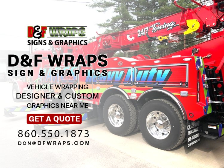 Custom Vehicle Wraps and Graphic Design in CT by D&F Wraps