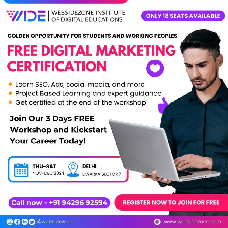 Digital Marketing Institute Certification Course | Wide Institute