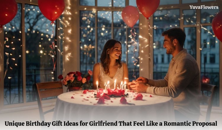 What Are Some Unique Birthday Gift Ideas for Girlfriend That Feel Like a Romantic Proposal?