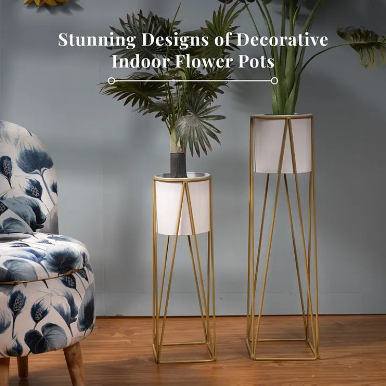Bring Home Freshness with Decorative Indoor Flower Pots