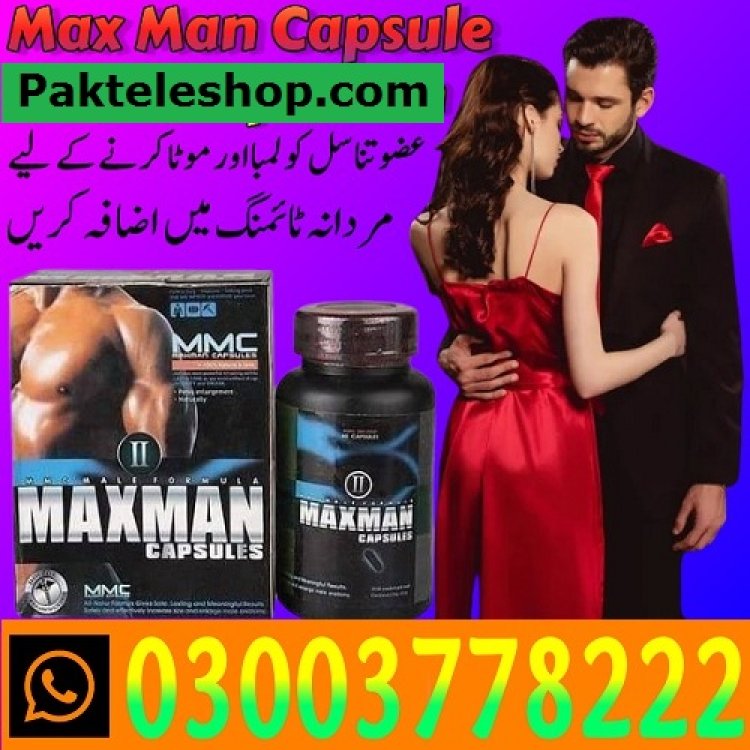 Maxman Capsules Price In Pakistan- 03003778222