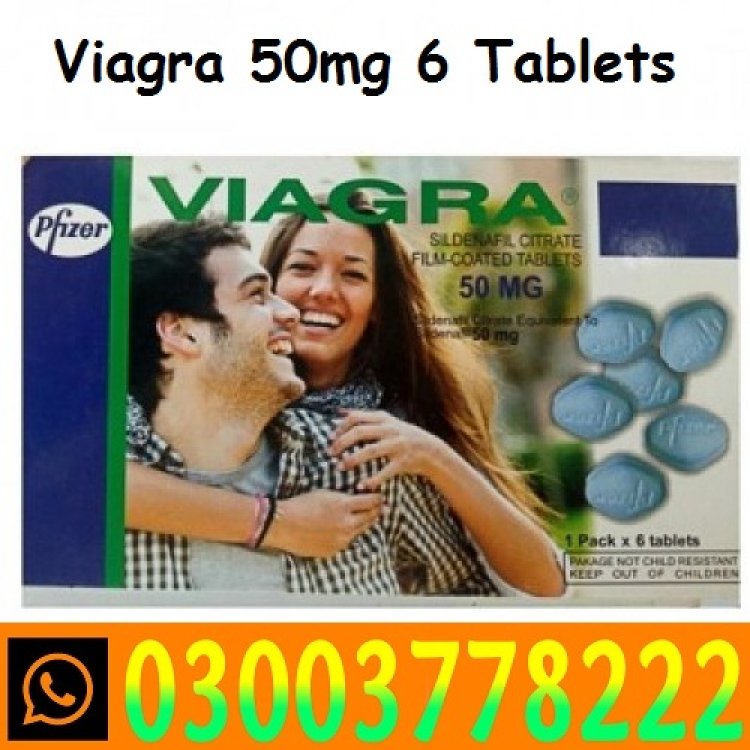 Viagra 50mg 6 Tablets Price in Pakistan- 03003778222