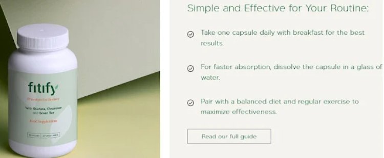 Fitify Capsules UK Reviews — (OFFICIAL™) Is It Safe Or Trusted?