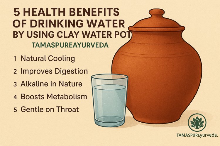 5 Health Benefits of Drinking Water by Using Clay Water Pot | Tamaspureayurveda
