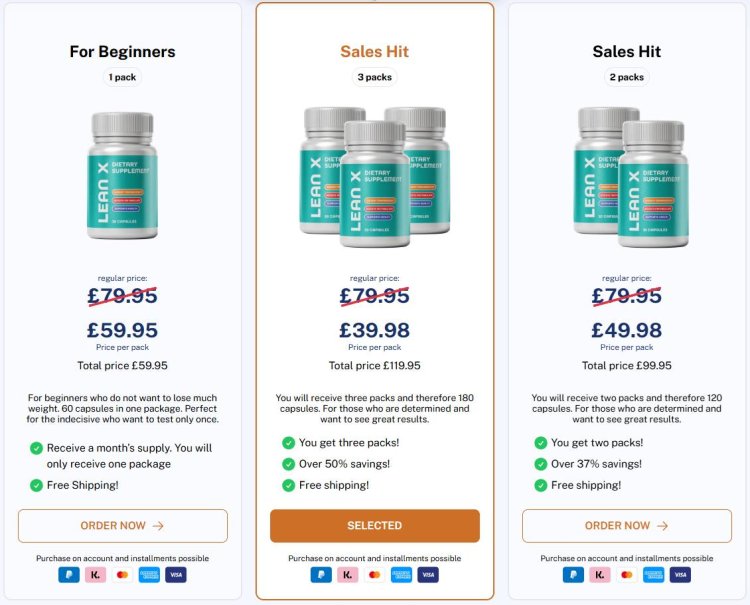Lean X Capsules: Safe and Natural Way to Burn Fat