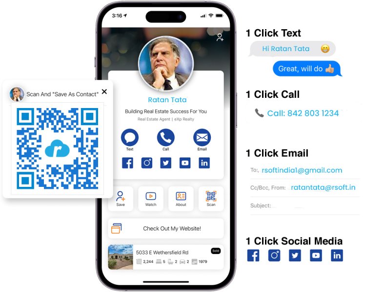 Digital Business Visiting Cards|Create, Customize & Share with RCards
