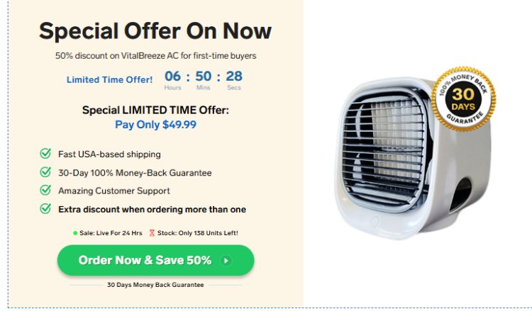 Vital Breeze AC Reviews: Real User Experiences and Results