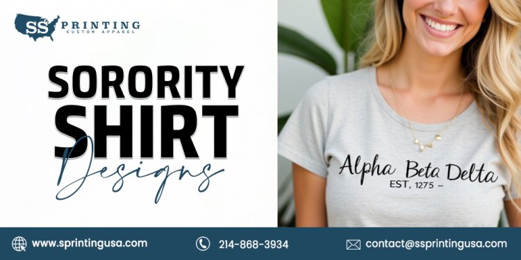 Minimalist Sorority Shirt Designs That Pop