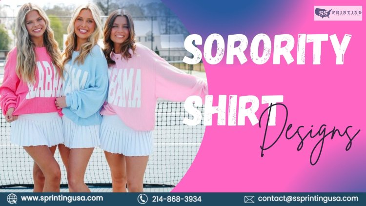 Minimalist Sorority Shirt Designs That Pop