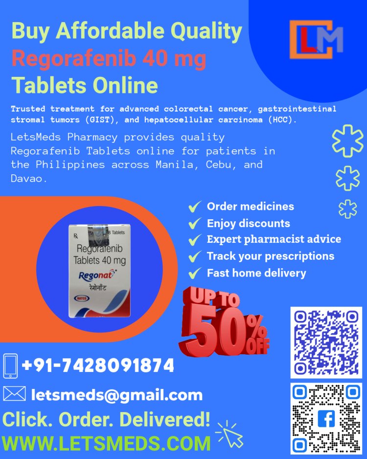 Buy Affordable Quality Regorafenib 40 mg Tablets Online