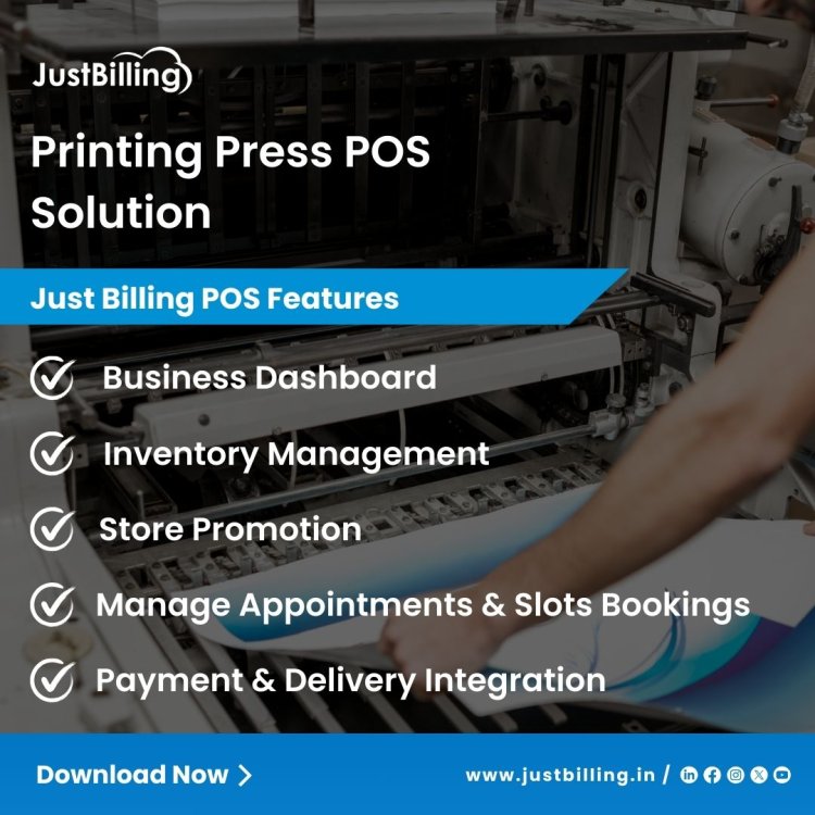 Smart Printing Press POS Solution for Easy Business Management