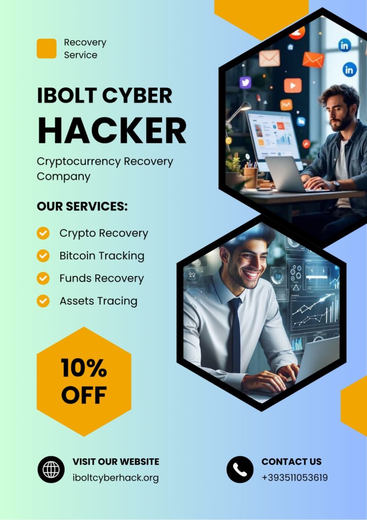 CRYPTOCURRENCY ASSET RECOVERY - iBOLT CYBER HACKER EXPERT SERVICE