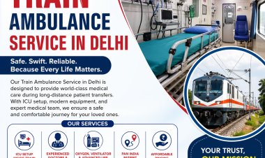 Step-by-Step Process of Booking a Train Ambulance in Delhi