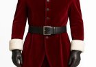 Men’s Santa Claus Maroon Velvet Coat – Premium Festive Style with Classic Holiday Elegance