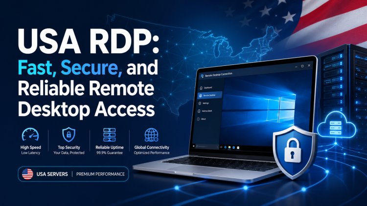 USA RDP: Fast, Secure, and Reliable Remote Desktop Access