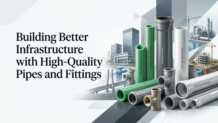 Building Better Infrastructure with High-Quality Pipes and Fittings