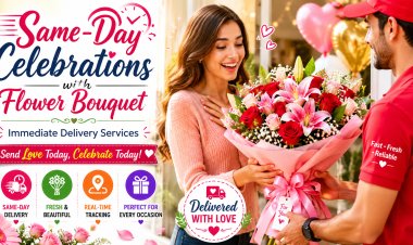 Same-Day Celebrations with Flower Bouquet Immediate Delivery Services