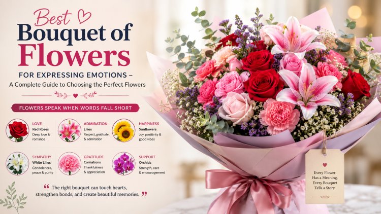Best Bouquet of Flowers for Expressing Emotions – A Complete Guide to Choosing the Perfect Flowers
