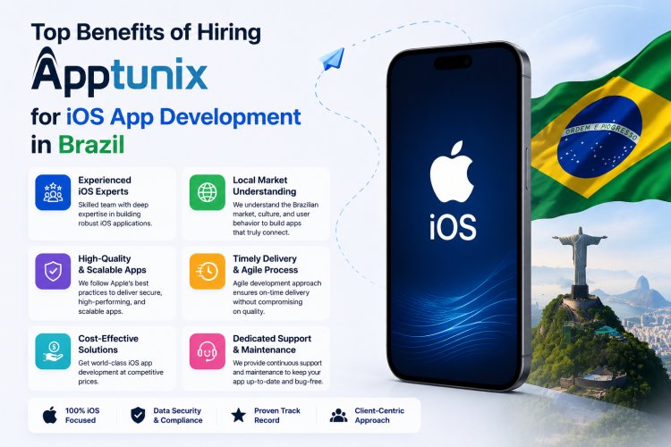 Top Benefits of Hiring Apptunix for iOS App Development in Brazil