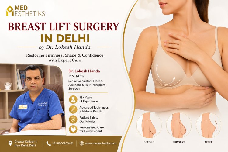 Advanced Breast Lift Surgery in Delhi by Experienced Plastic Surgeon