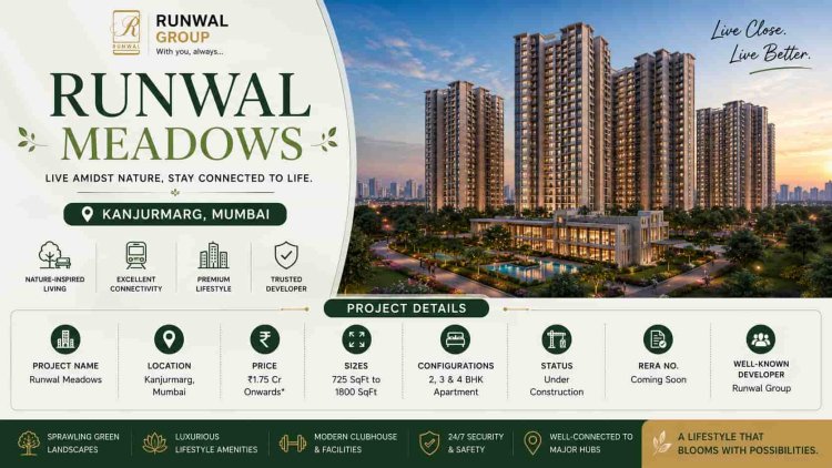 Why Runwal Meadows Kanjurmarg Is One of Mumbai's Most Anticipated Residential Launches