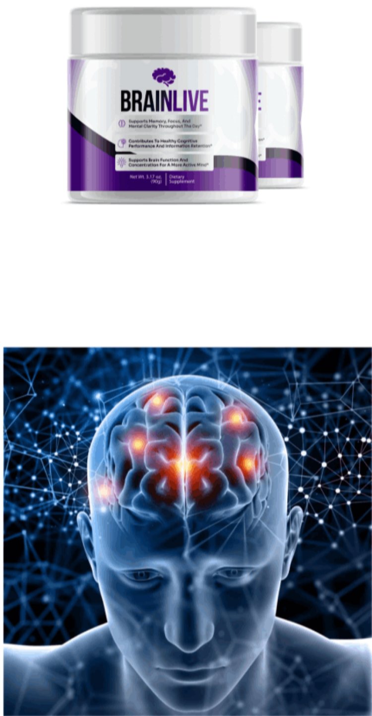 BrainLive™ Brain Health Support Supplement | Memory, Focus & Mental Clarity