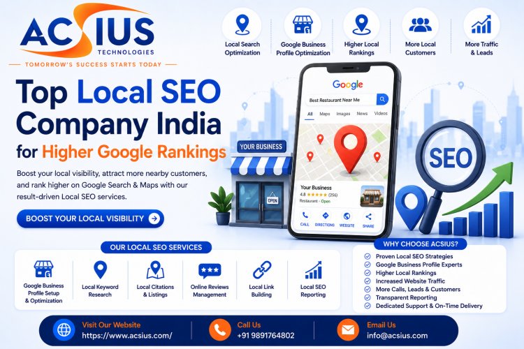 Top Local SEO Company India for Higher Google Rankings