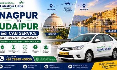 Nagpur to Udaipur Cabs – Distance, Fare, Route & Booking Guide