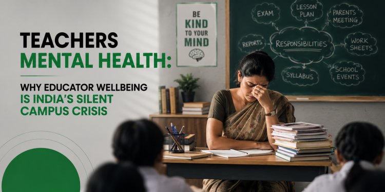 Teachers Mental Health: Why Educator Wellbeing Is India's Silent Campus Crisis