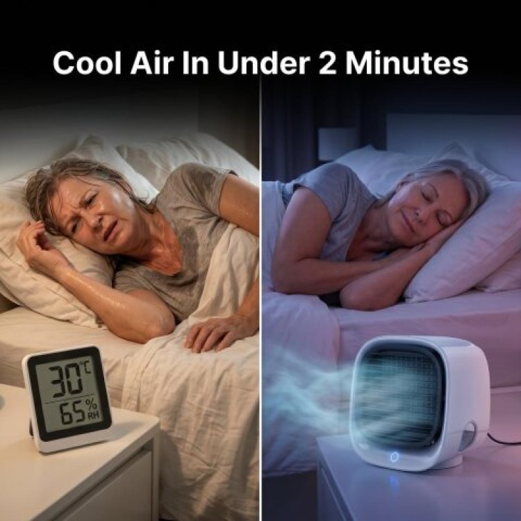 AiraBreeze Mini Portable Cooler – Fast Cooling for Home, Office & Travel