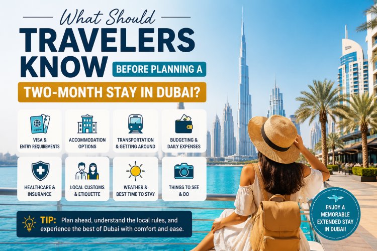 What Should Travelers Know Before Planning a 2-Month Stay in Dubai?