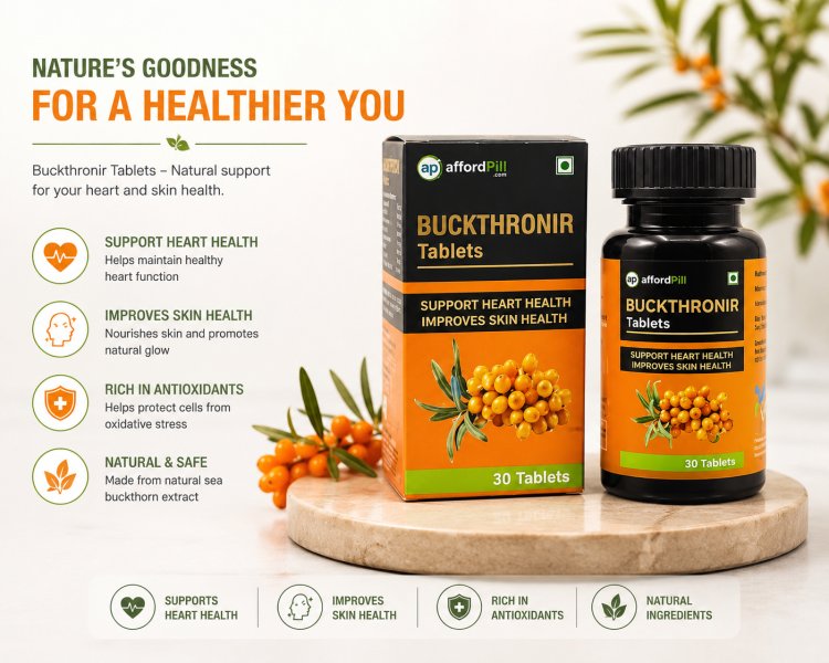 Can Buckthronir Tablets Support Heart Health & Skin Health? Here's What to Know