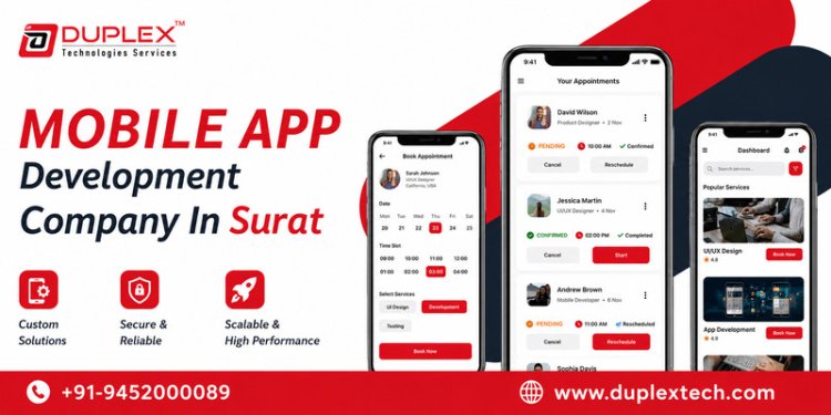 Mobile App Development Company in Surat Custom App Solutions
